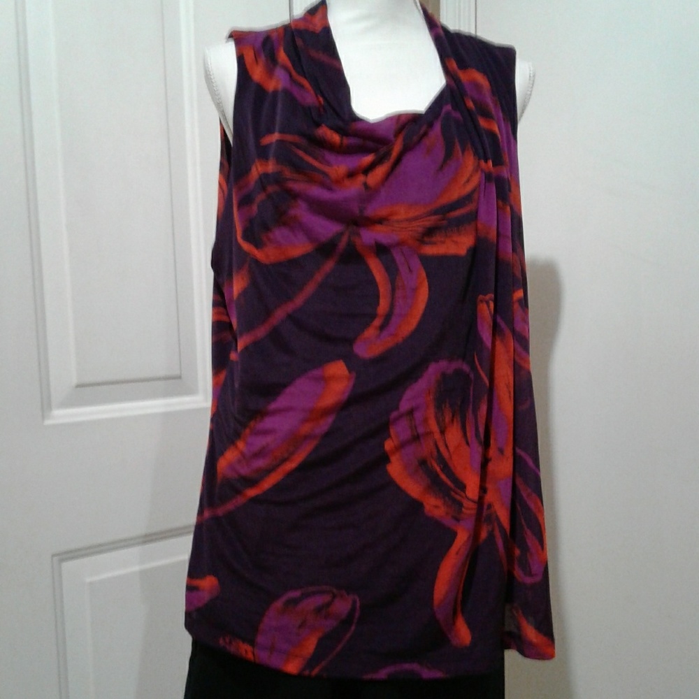 🌺 Worthington Woman 2X Sheer Lined Blouse